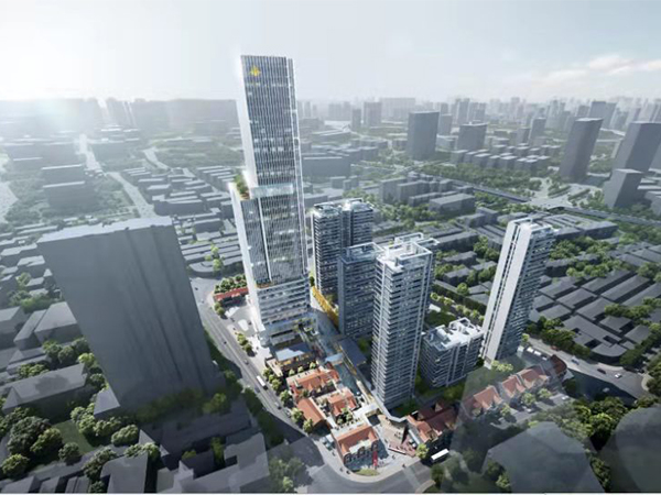 靜安區(qū)72號街坊舊改地塊商辦住新建項目鋼結構工程